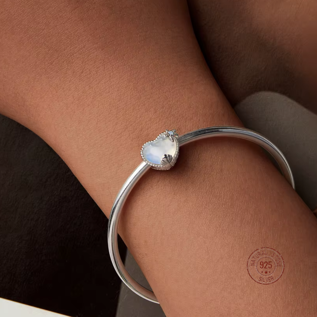 Ocean Heart Charm