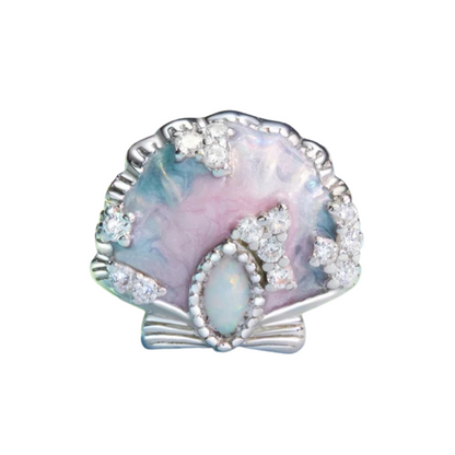 Pink Tide Seashell Charm
