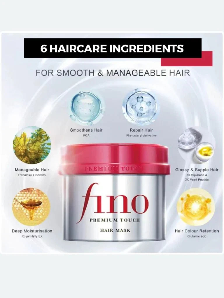 Máscara de Tratamento Capilar Fino Shiseido Premium Touch (Fabricada no Japão) 230g - imagem 3