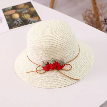 Strawberry Hat & Purse Set for Girls