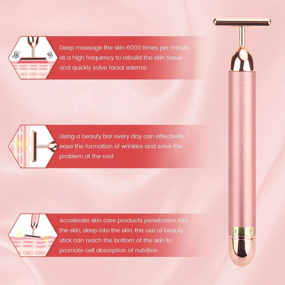 24K Gold Vibrating Face Lifter - product view 5