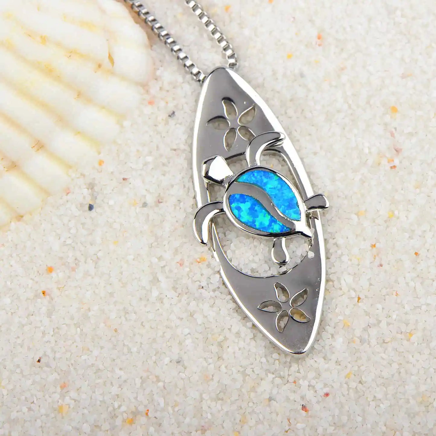 Turtle Surf Necklace