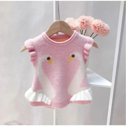 Sweet Swan Wool Vest
