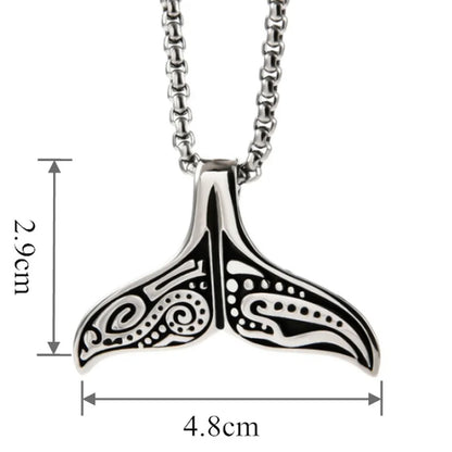 Maori Whale Tail Necklace