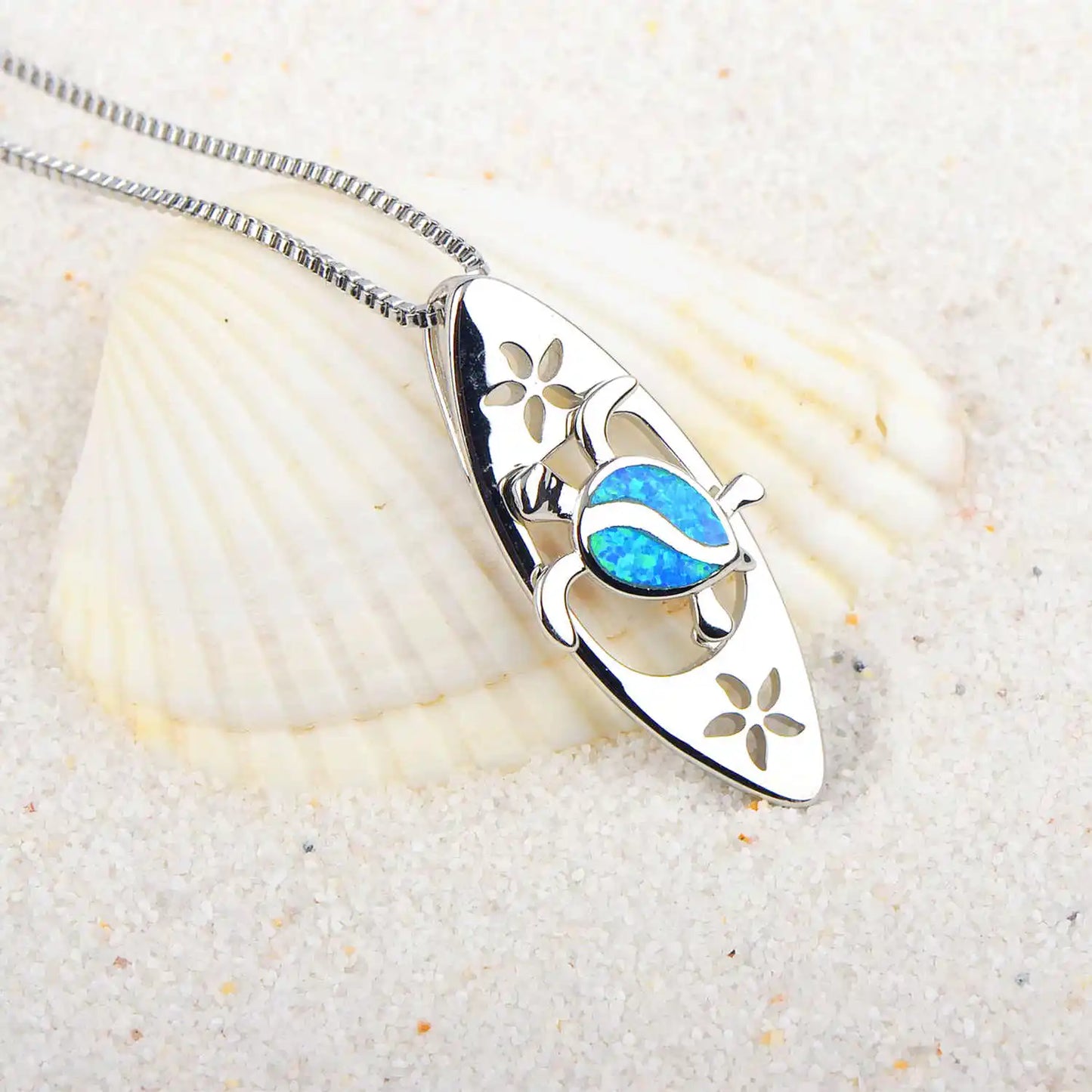 Turtle Surf Necklace