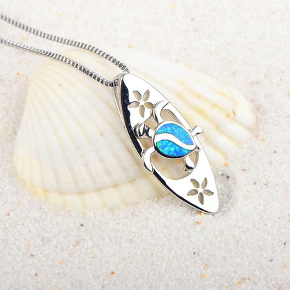 Turtle Surf Necklace