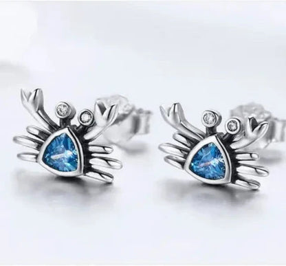 Ocean Jewel Crab Earrings