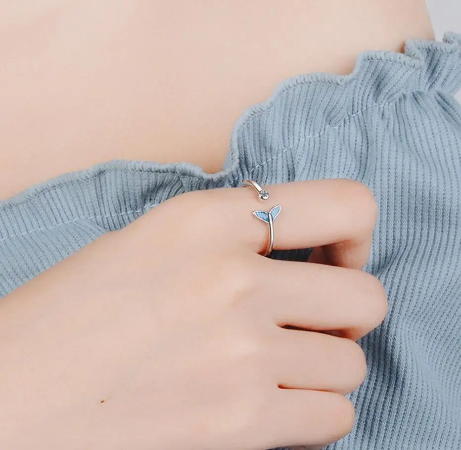 Mermaid Tail Minimalist  Ring