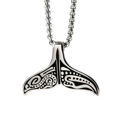 Maori Whale Tail Necklace