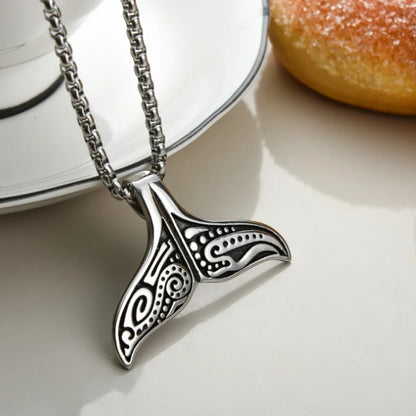 Maori Whale Tail Necklace