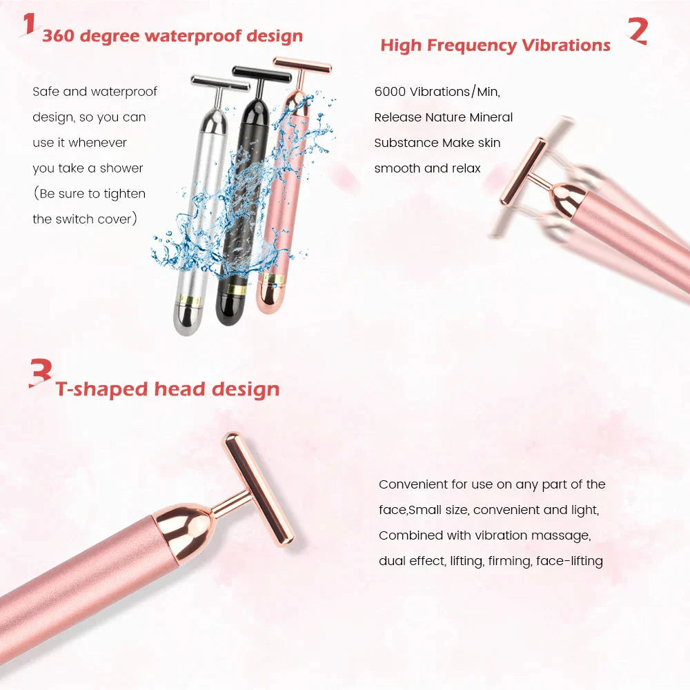 24K Gold Vibrating Face Lifter - product view 2