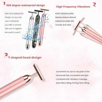 24K Gold Vibrating Face Lifter - product view 2