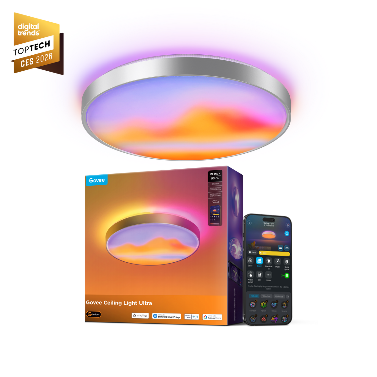 【Govee x Moana】Govee 21-Inch Smart Ceiling Light Ultra