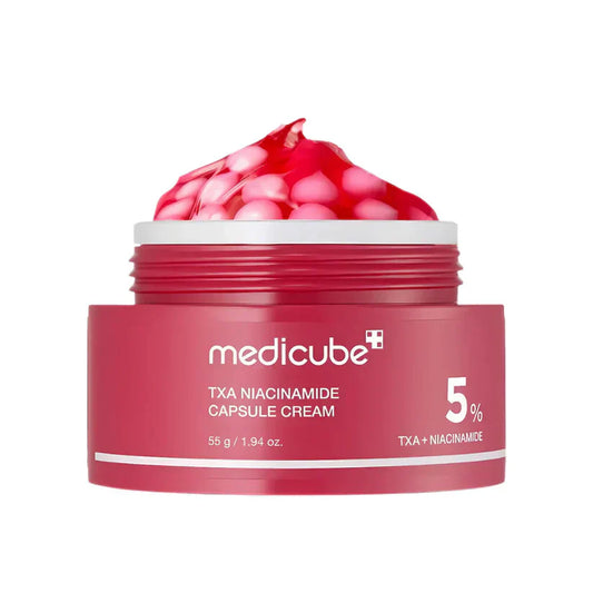 Medicube TXA + Creme Cápsula de Niacinamida | Hidratante iluminador para tom de pele irregular
