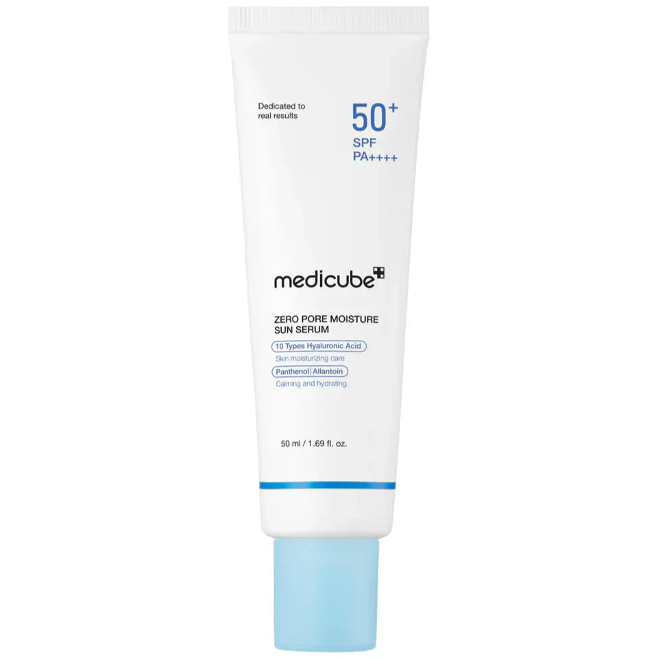 Medicube Zero Pore Moisture Sun Serum – Proteção UV hidratante leve | 50ml