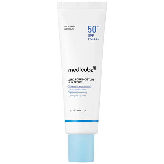 Medicube Zero Pore Moisture Sun Serum – Proteção UV hidratante leve | 50ml