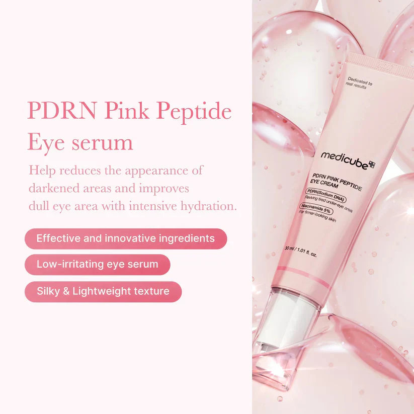 Conjunto de injeção rosa de peptídeo MEDICUBE PDRN - imagem 4