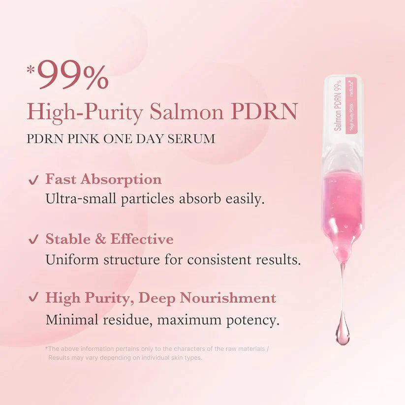 Soro de um dia rosa Medicube PDRN (1,5 ml x 10 unidades) - imagem 4