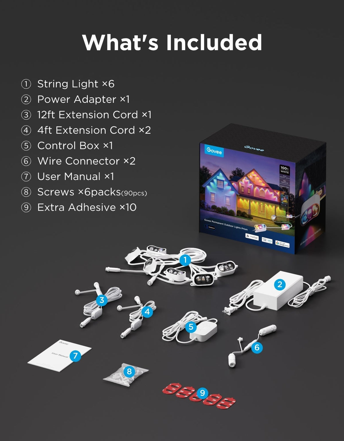 [Super Sale] Govee Permanent Outdoor Lights Prism