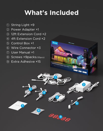 [Super Sale] Govee Permanent Outdoor Lights Prism