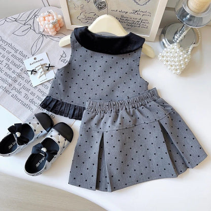 Elegance Grey Girls Set