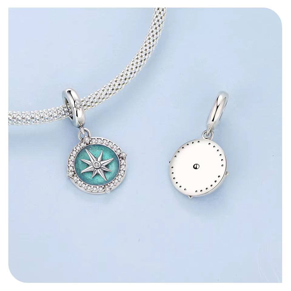 Ocean's Compass Charm