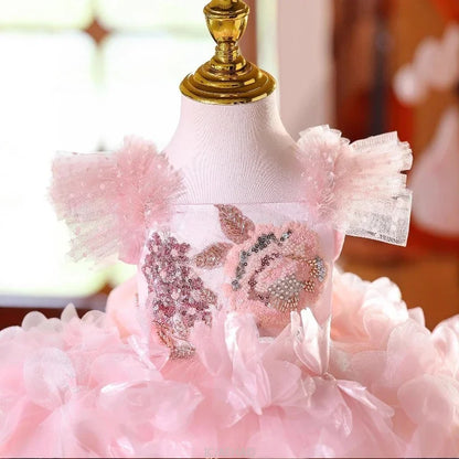 Blush Bloom Luxury Floral Dress