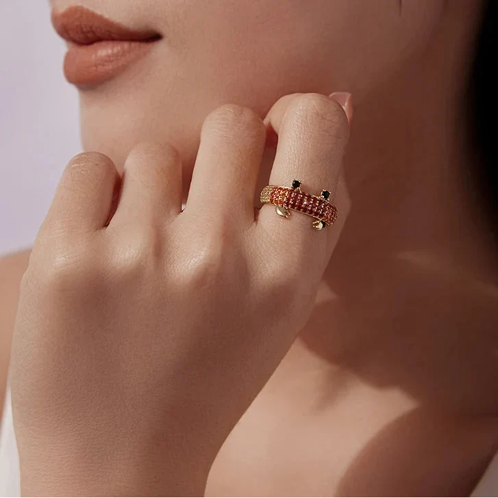 Ruby Crab Ring
