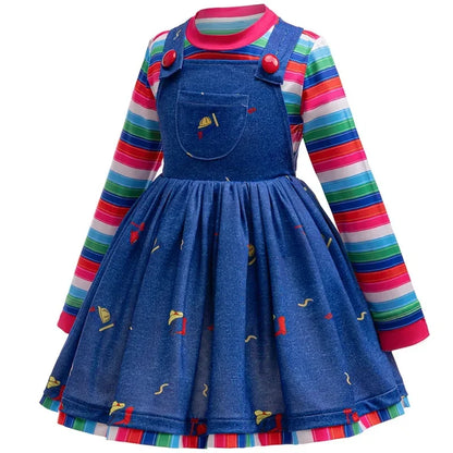 Colorful Striped Dress