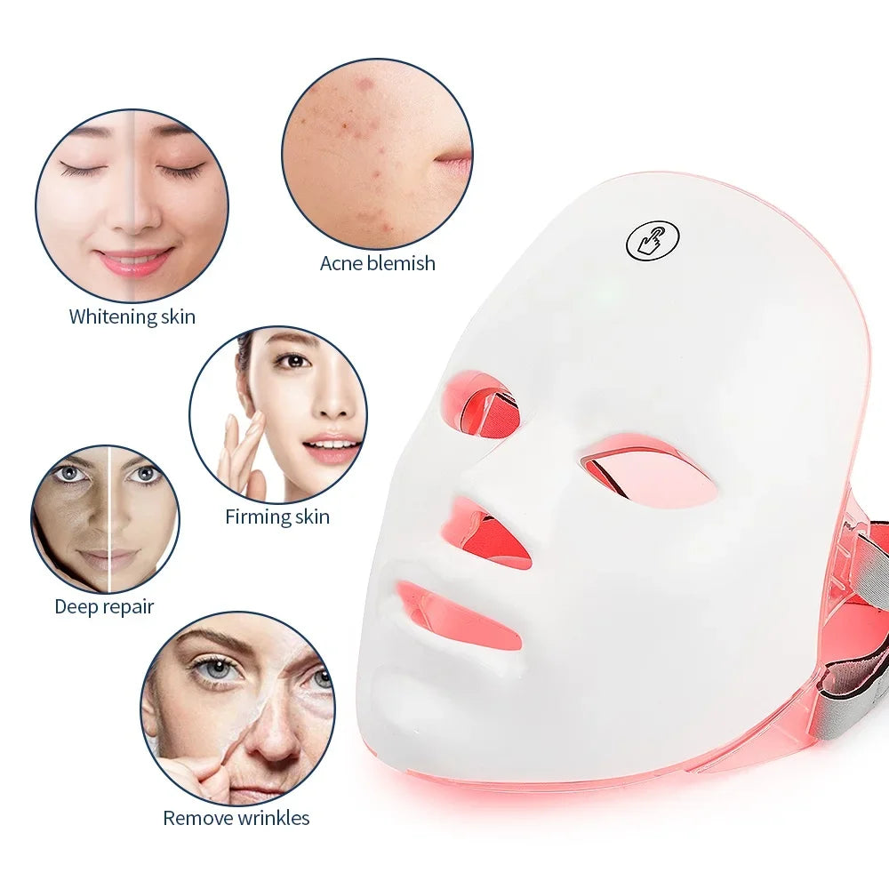 AuraLuz — Máscara Facial LED 7 Cores