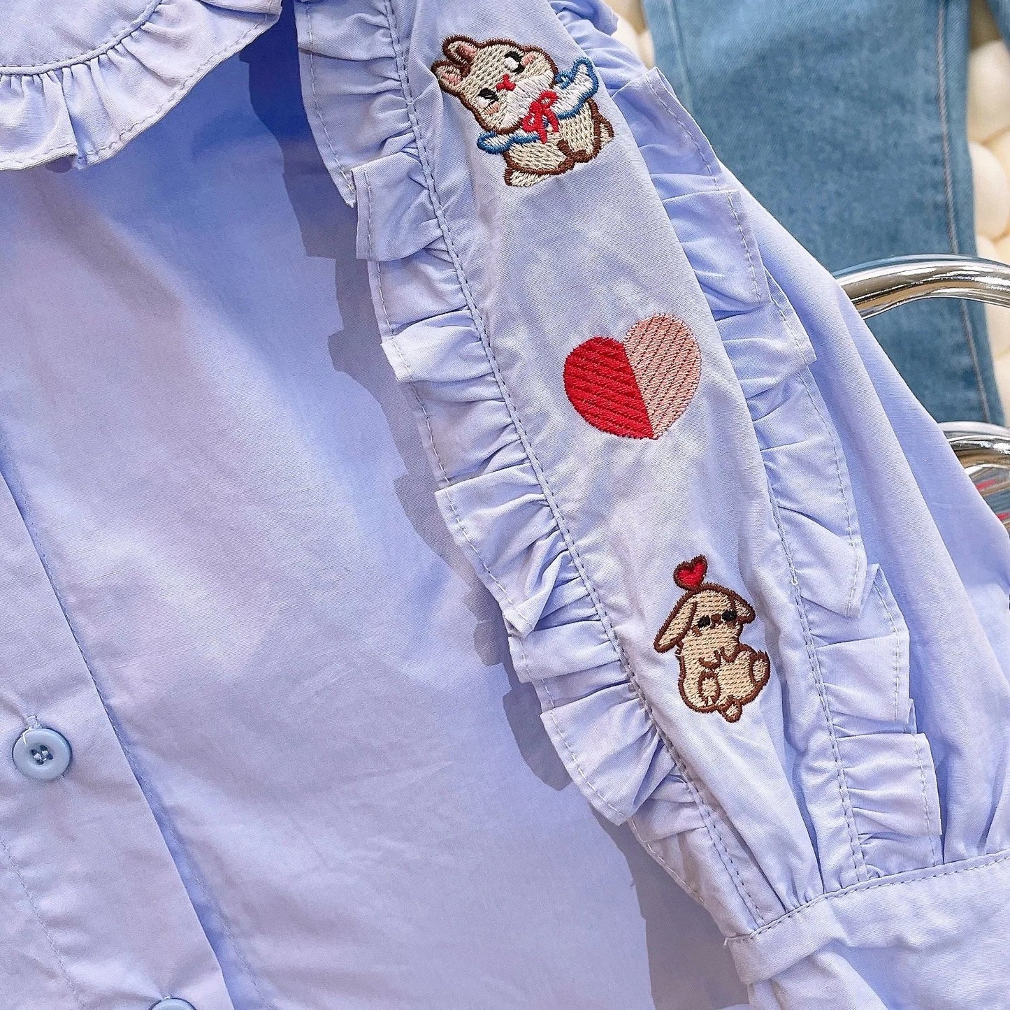 Sweetheart Bunny Denim Set