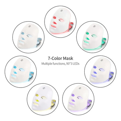 AuraLuz — Máscara Facial LED 7 Cores