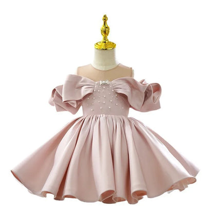 Blush Pearl Princess Party Dress