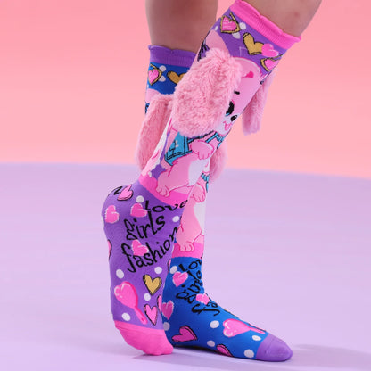 Puppy Love Knee-High Socks – With Floppy Plush Ears
