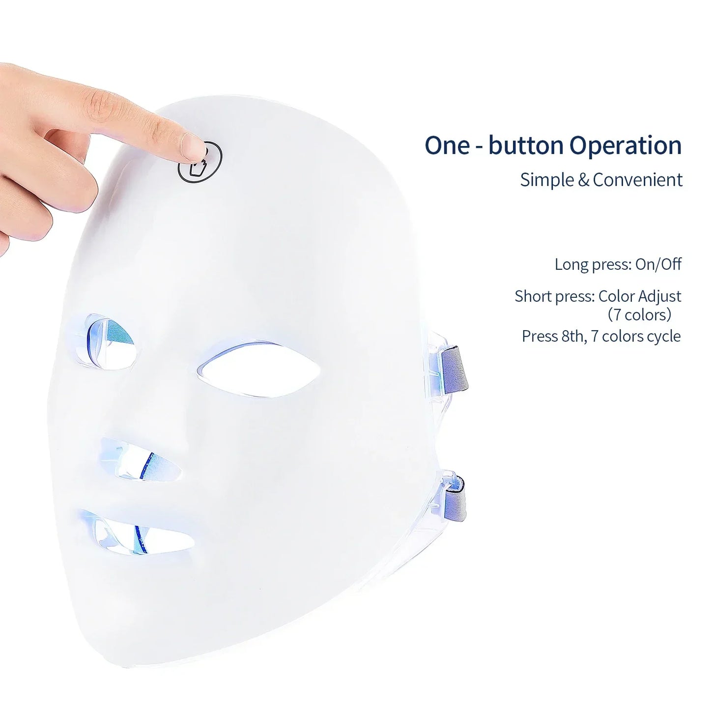 AuraLuz — Máscara Facial LED 7 Cores