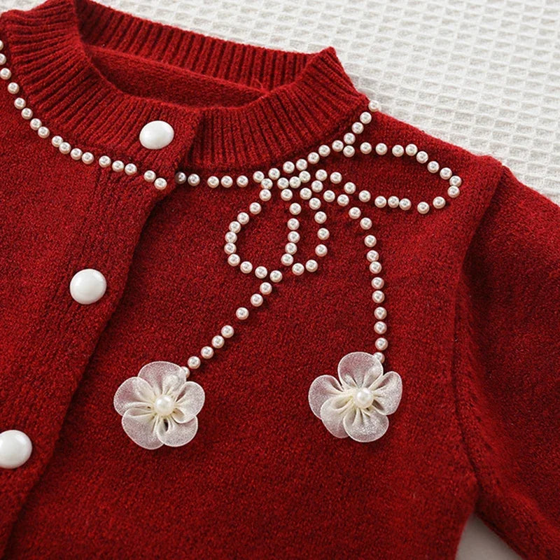 Holiday Sparkle Knit Set for Girls