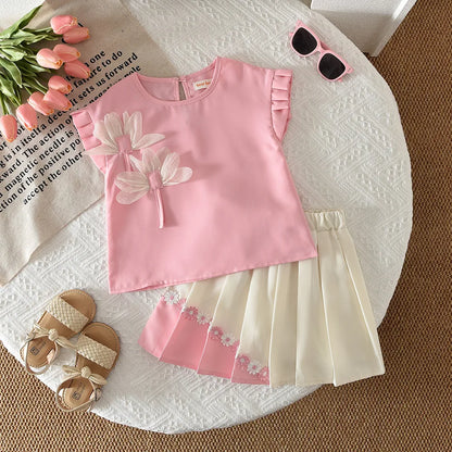 Pink Daisy Delight Girls’ Set