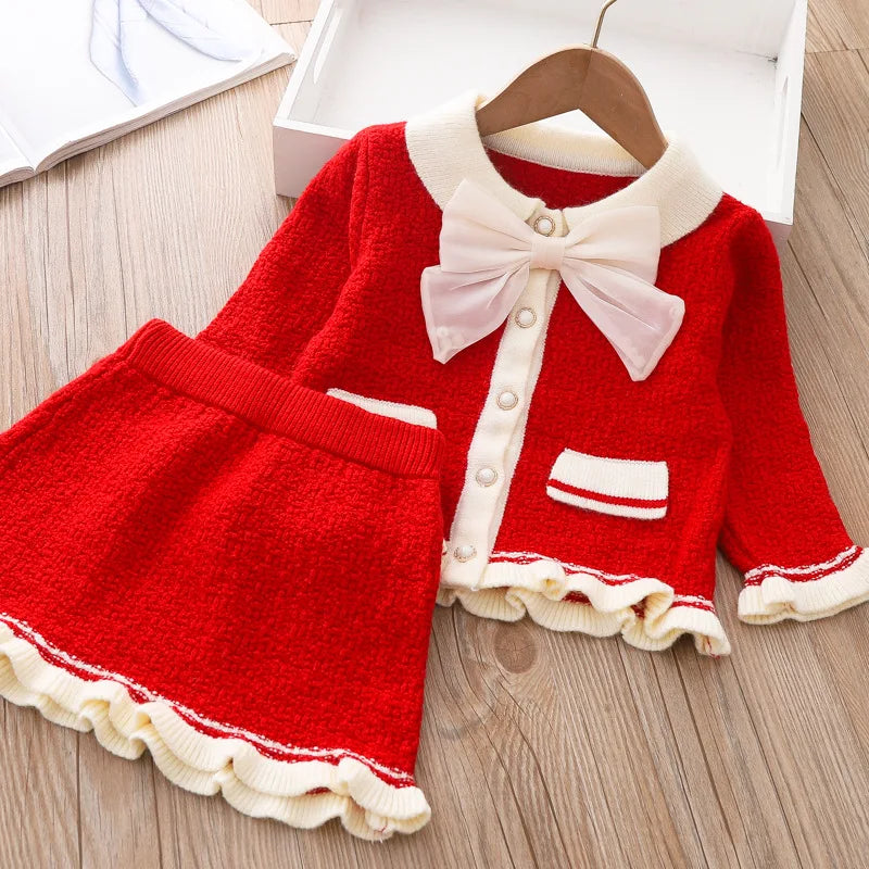 Classic Red Outfit for Girls