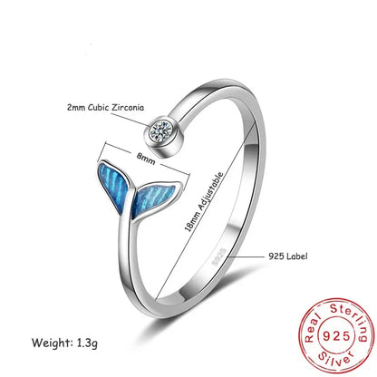 Mermaid Tail Minimalist  Ring