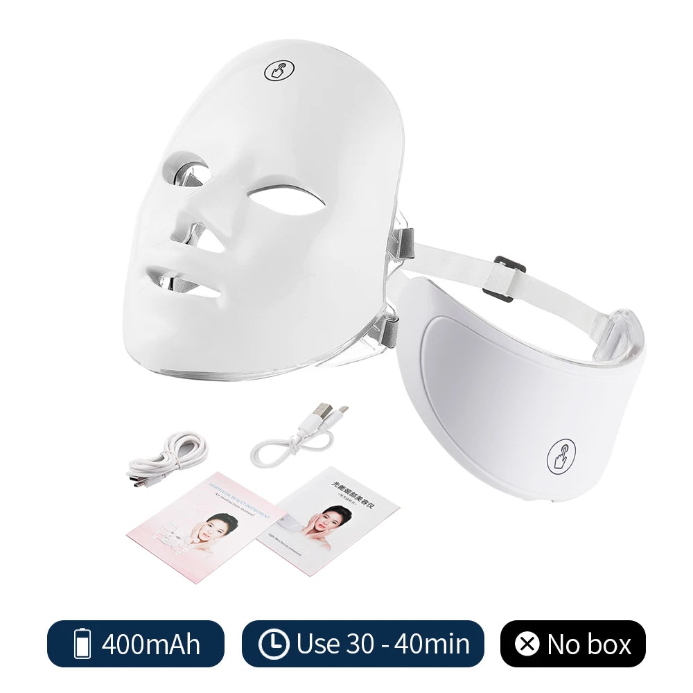 AuraLuz — Máscara Facial LED 7 Cores