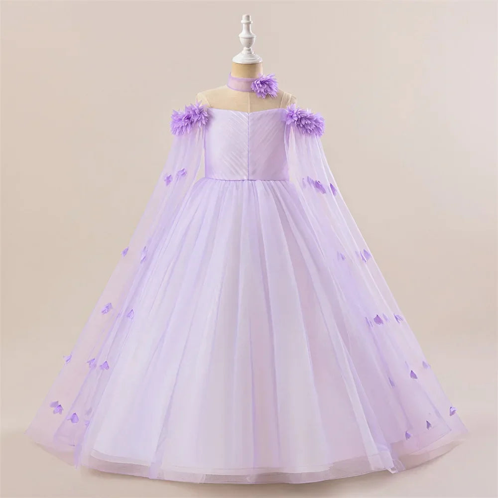 Floral Royalty Kids' Party Dress
