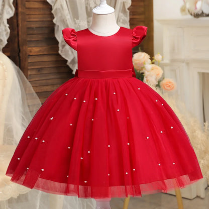 Alice Red Kids' Party Dress