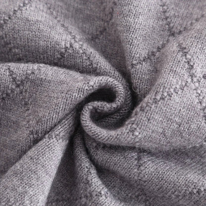 Cozy Elegance Knit Set Gray