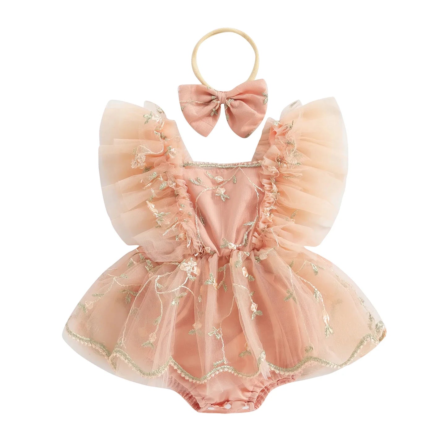 Fairy Garden Baby Romper Set