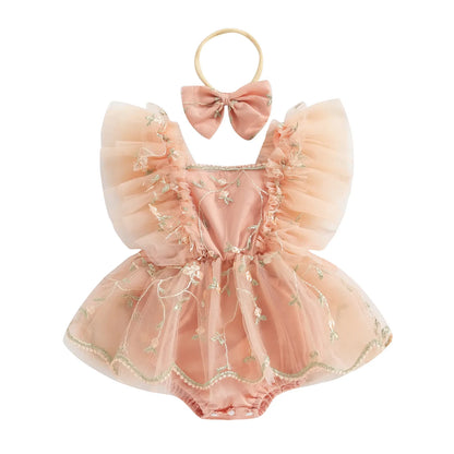 Fairy Garden Baby Romper Set