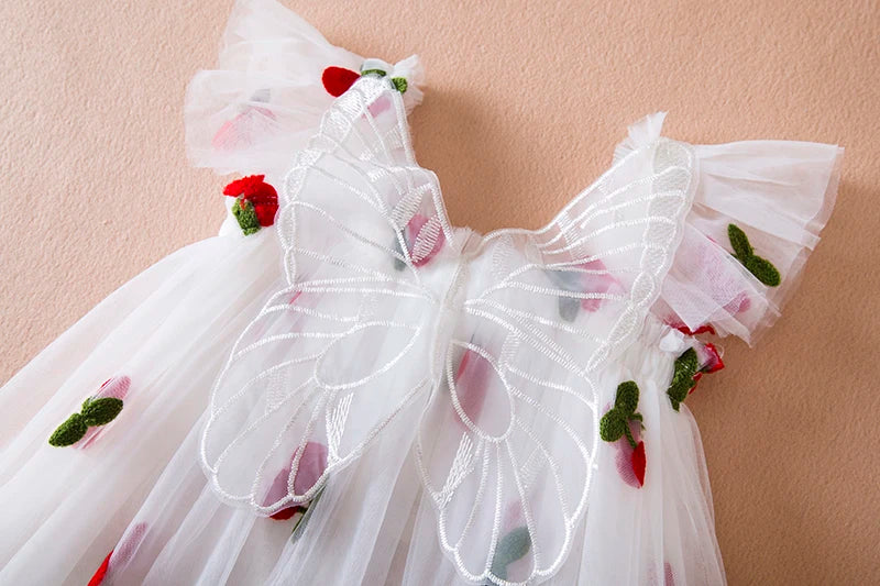 Cherries Tulle Kids' Dress – Fairy Collection