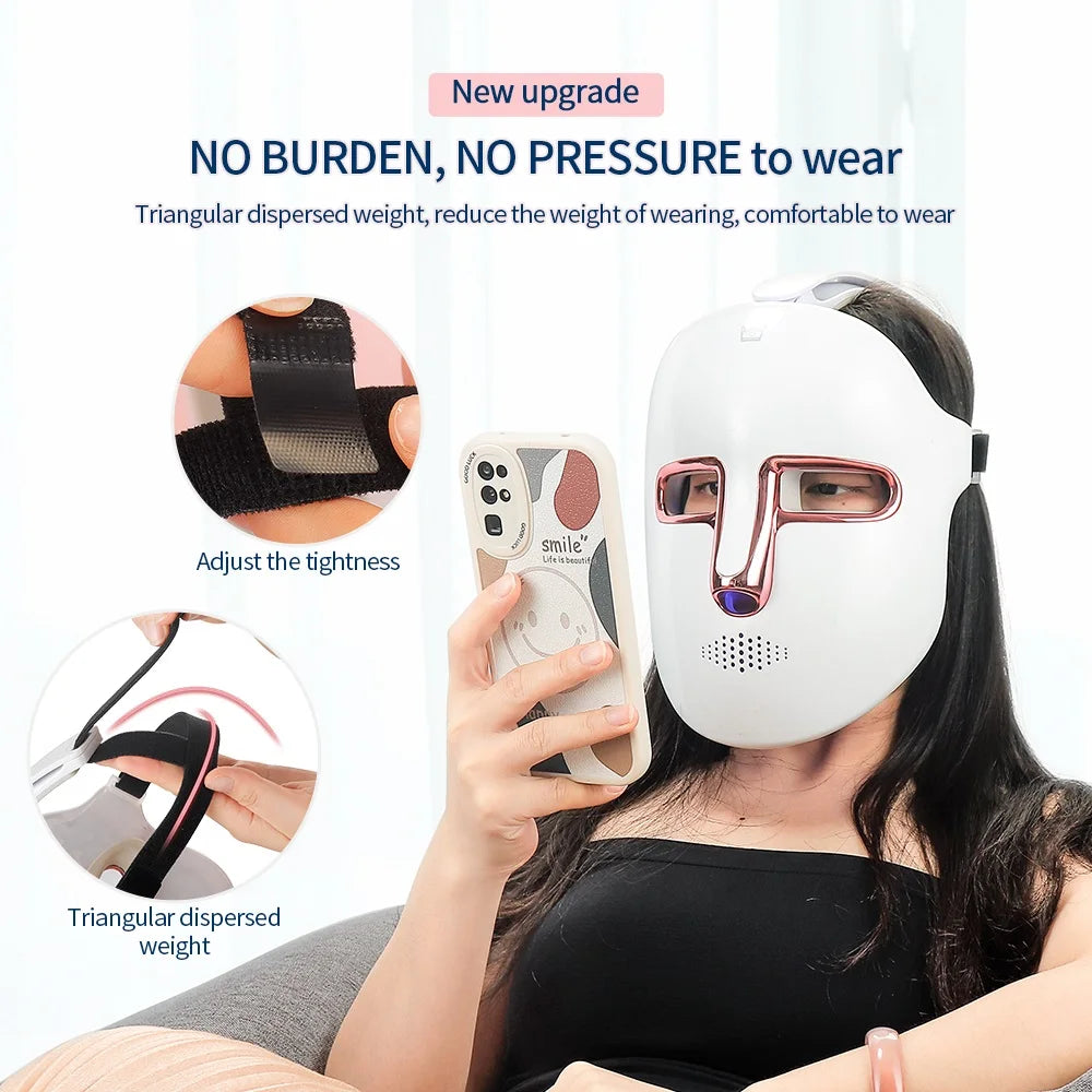 AuraLuz — Máscara Facial LED 7 Cores