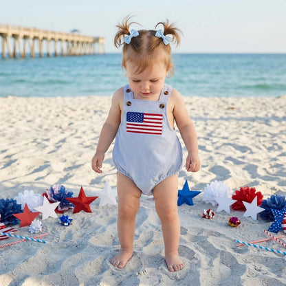 Old Glory Heirloom Bubble Romper