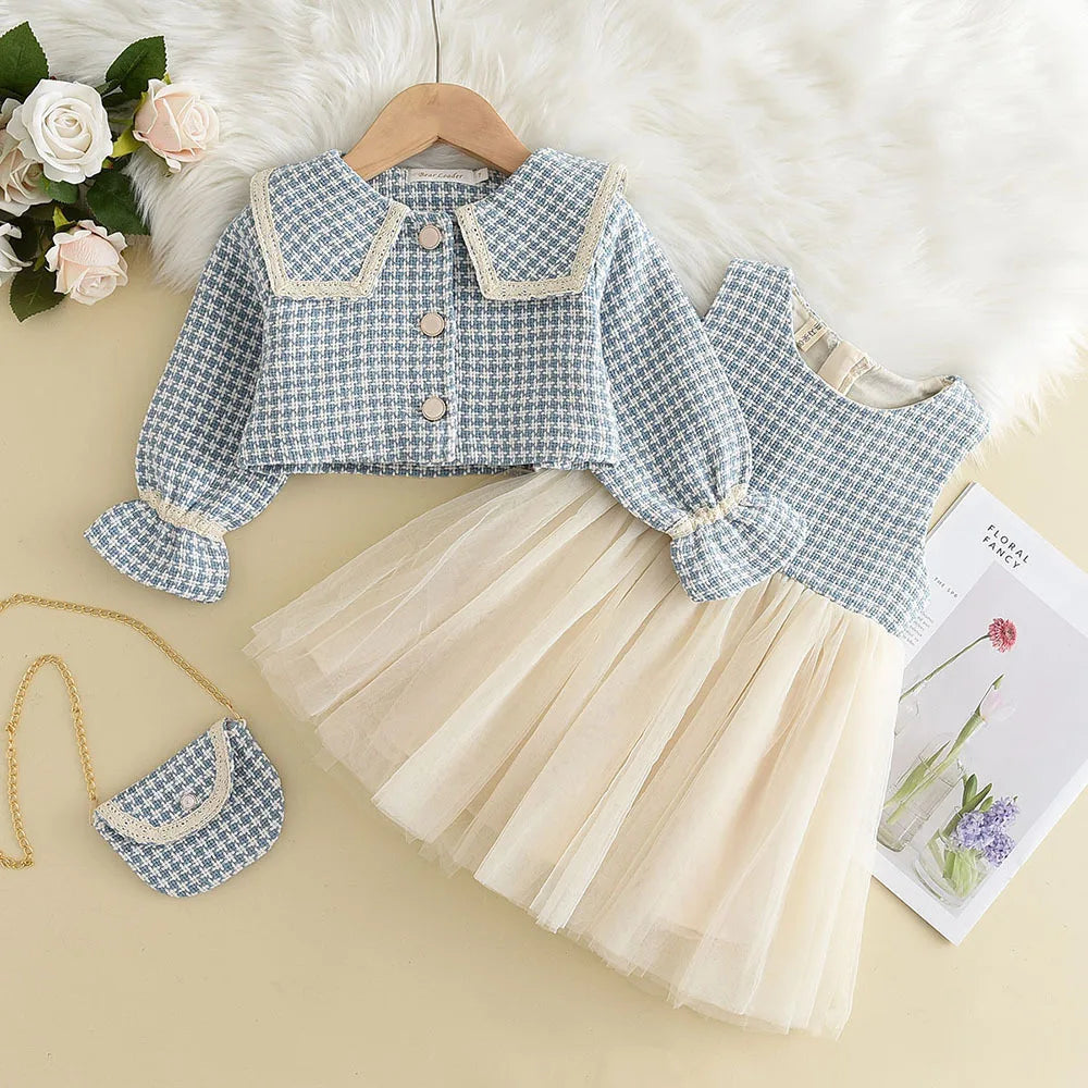Chic Parisian 3-Piece Dress Set