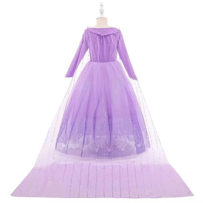 Lilac Snow Queen Princess Dress Set